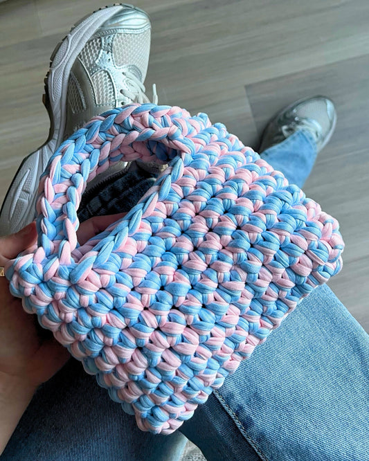 Mimi in Two-toned Blue and Pink